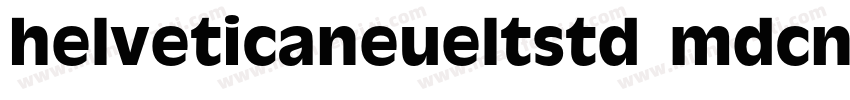 helveticaneueltstd mdcn 普通字体转换